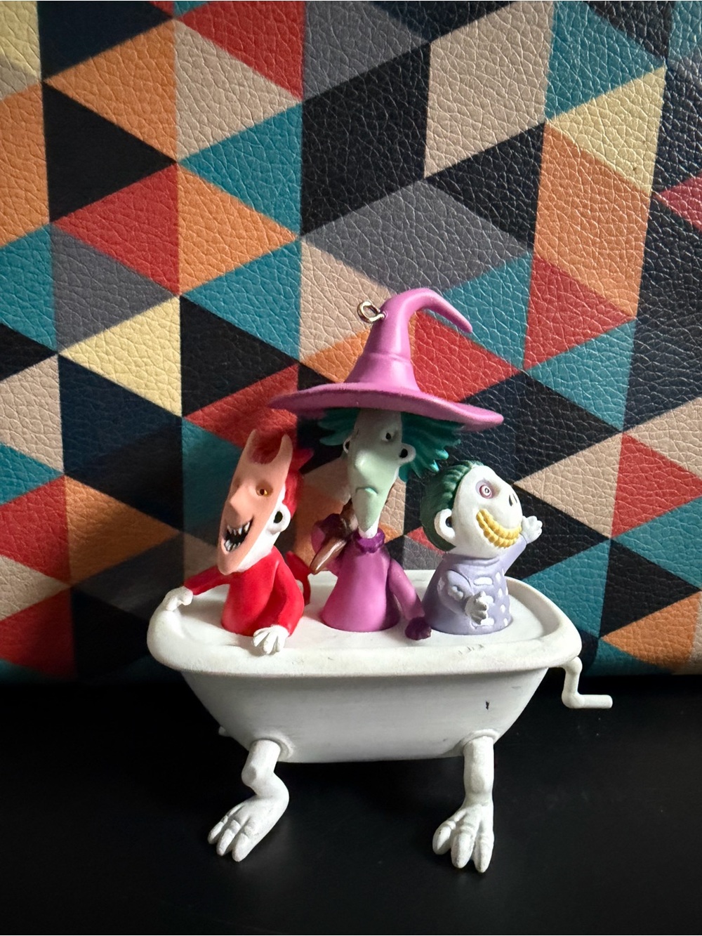 Hallmark Keepsake Nightmare Before Christmas Lock Shock & Barrel Sound Ornament